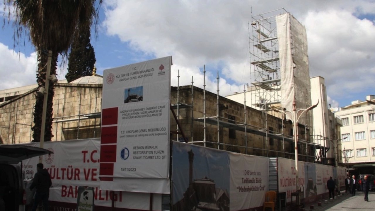 Gaziantep'te Depremin Vurduğu Tarihi Camilerin Restorasyonu Bitmiyor