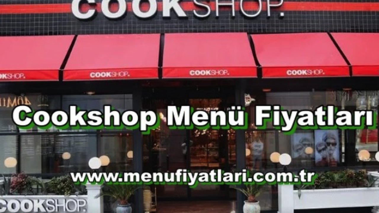 Cookshop Menü Fiyatları