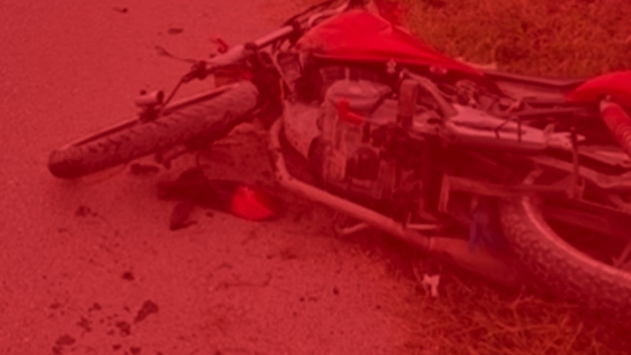 Gaziantep'te yol yapım çalışmasında silindire çarpan motosiklet sürücüsü yaralandı