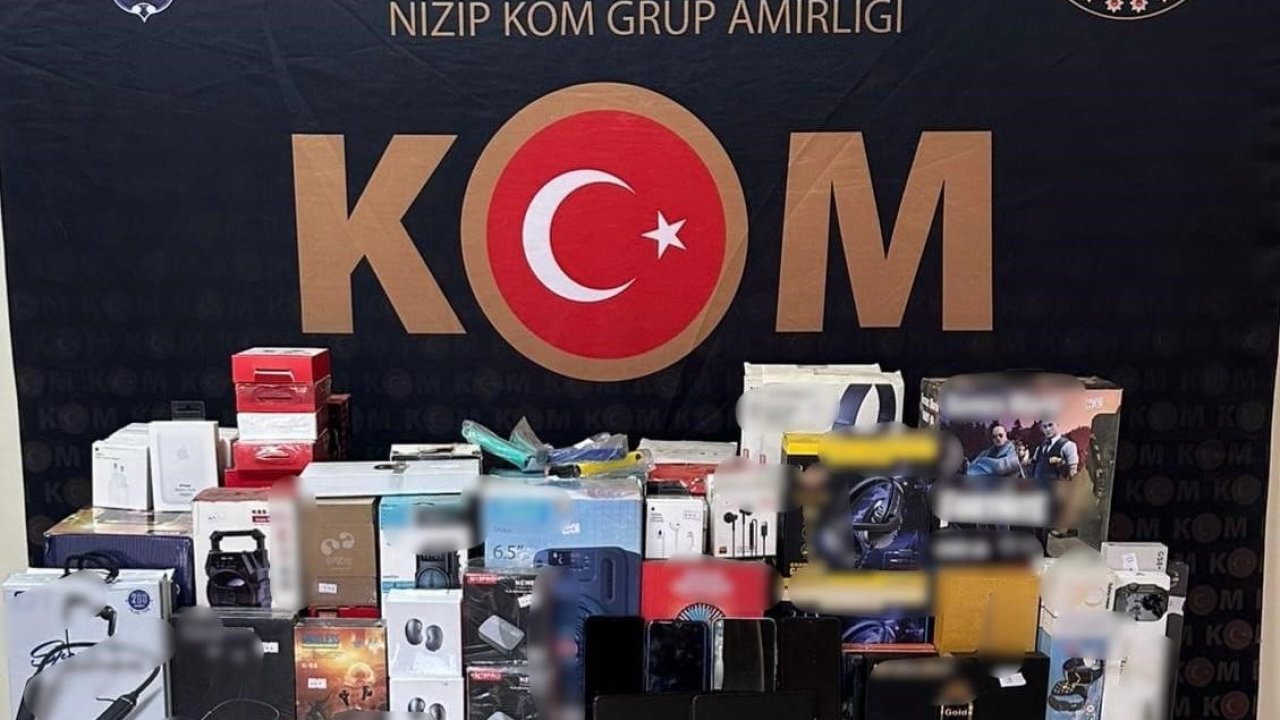 Gaziantep’te kaçakçılık operasyonu: 2 gözaltı
