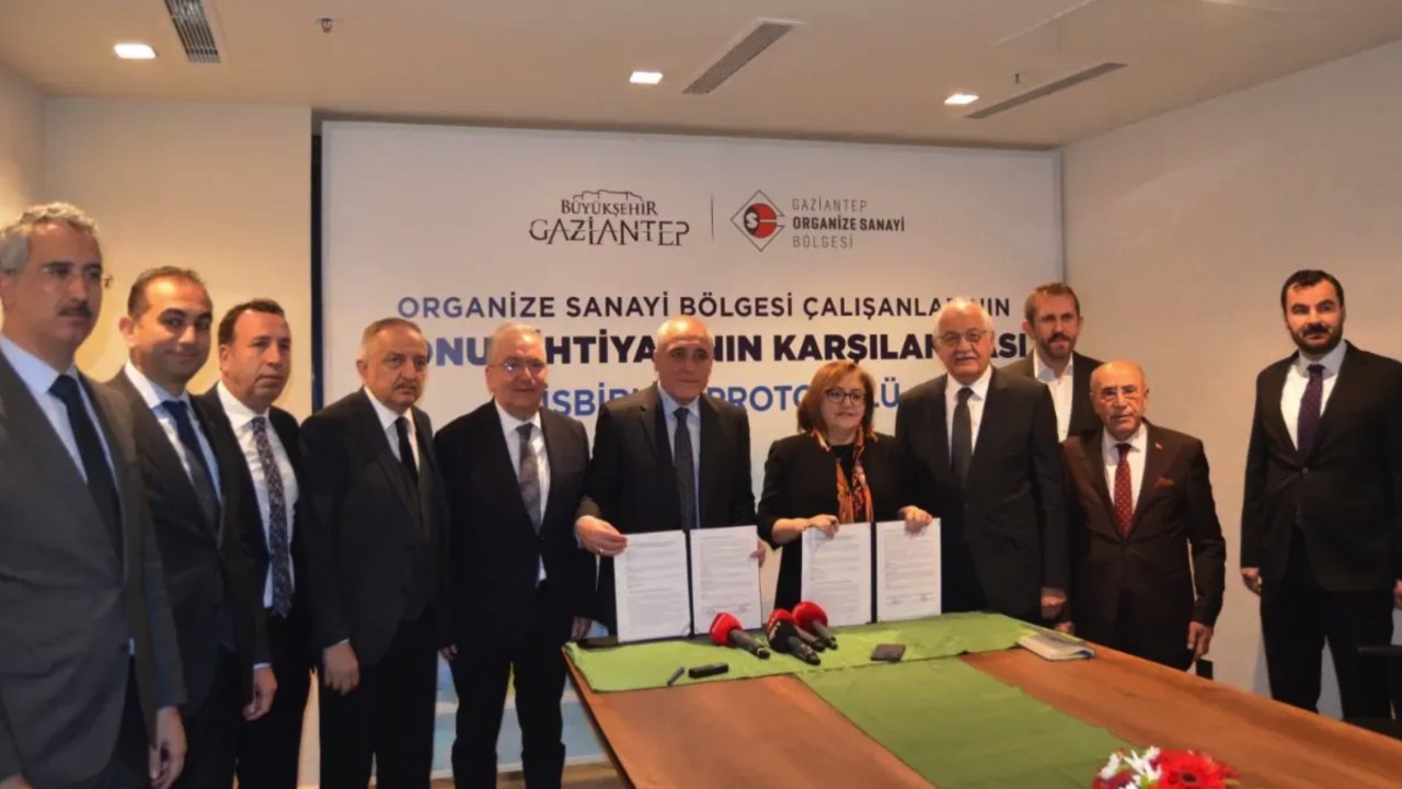 Gaziantep Organize Sanayi Bölgesi Çalışanlarına Konut Müjdesi