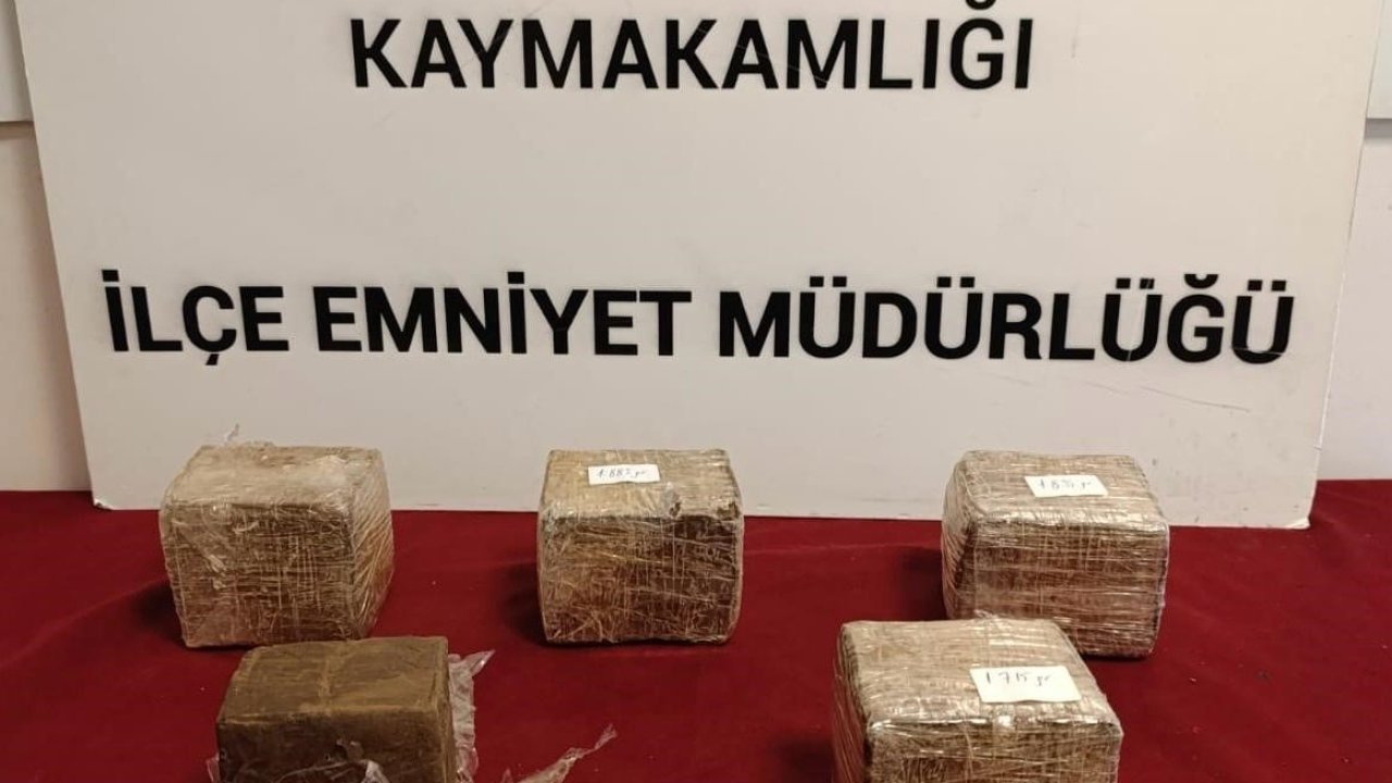Gaziantep’te 9 kilo esrar ele geçirildi