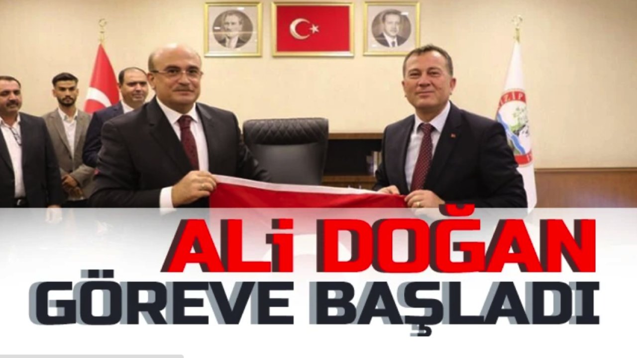 Nizip'i Yeni Başkanı Ali Doğan göreve başladı