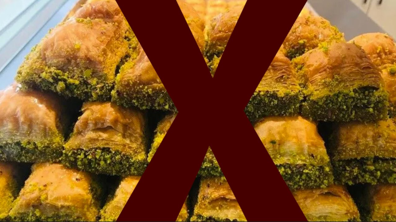 SON DAKIKA: Antep'te Baklava SATIŞI DURDU!