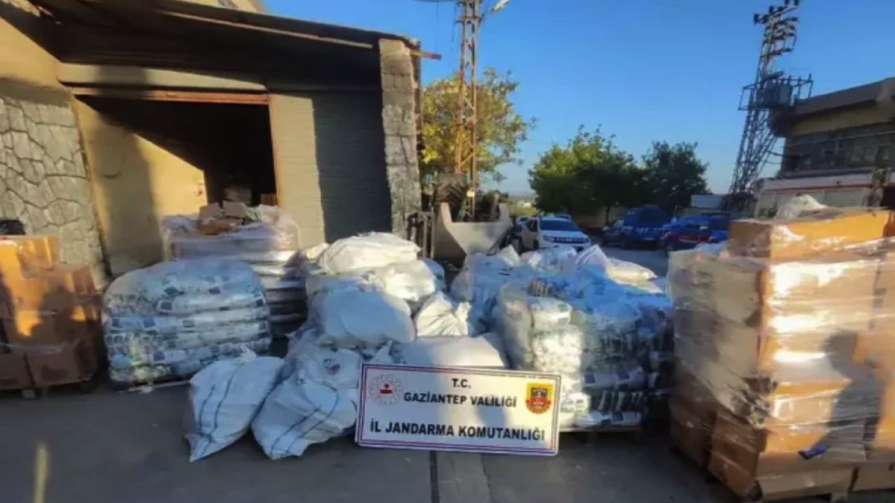 Gaziantep’te milyonluk sahte deterjan operasyonu!