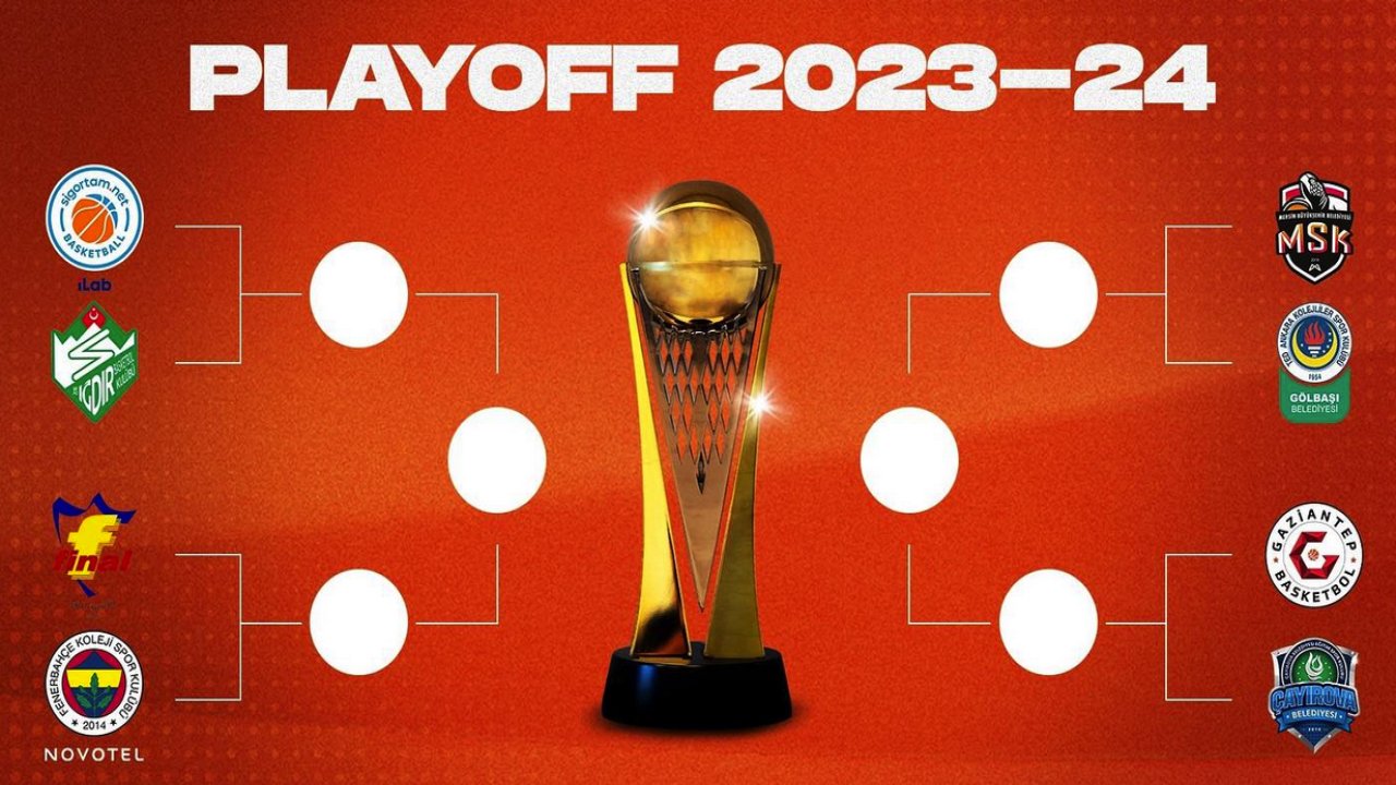 Gaziantep Basketbol Takımı, playoff çeyrek finalinde Çayırova Belediyesi ile karşılaşacak