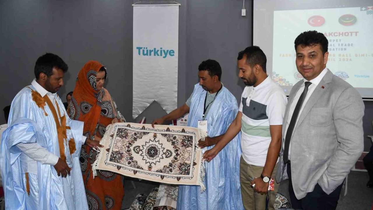 Gaziantep'ten Moritanya'ya Halılar Serildi!