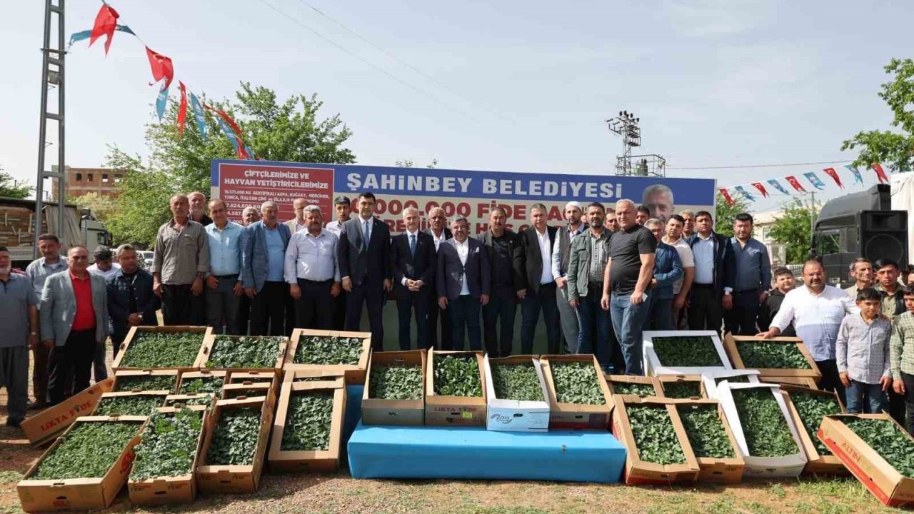 Şahinbey Belediyesi Hizmete Son Sürat Devam Ediyor! Şahinbey’de fide dağıtımı devam ediyor