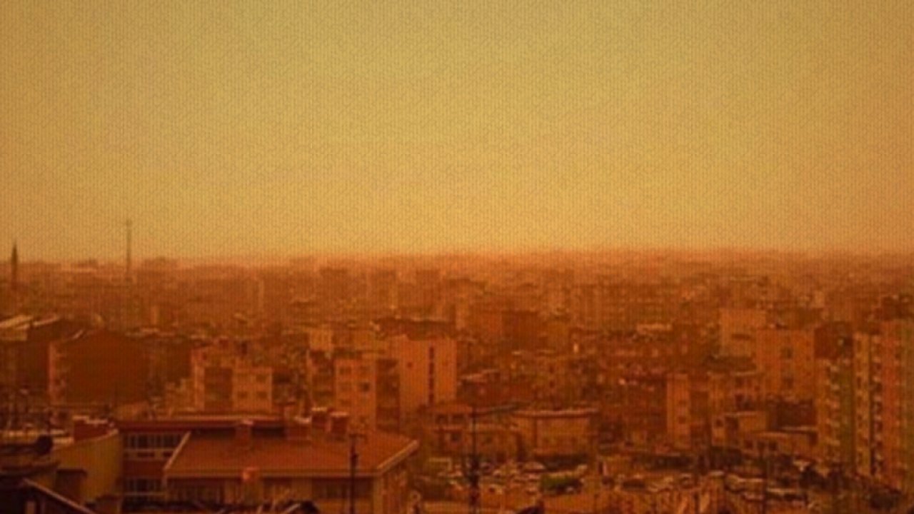 Gaziantep DİKKAT! Gaziantep'e Çöl Tozu Uyarısı!