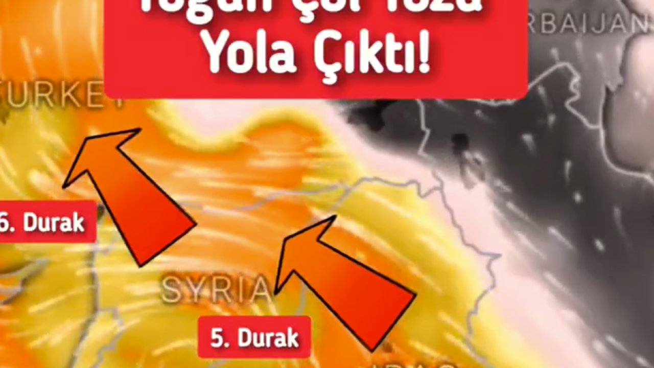 Gaziantep’te Rüzgar, Fırtına ve Toz Tulutu Etkili Olmaya Başladı