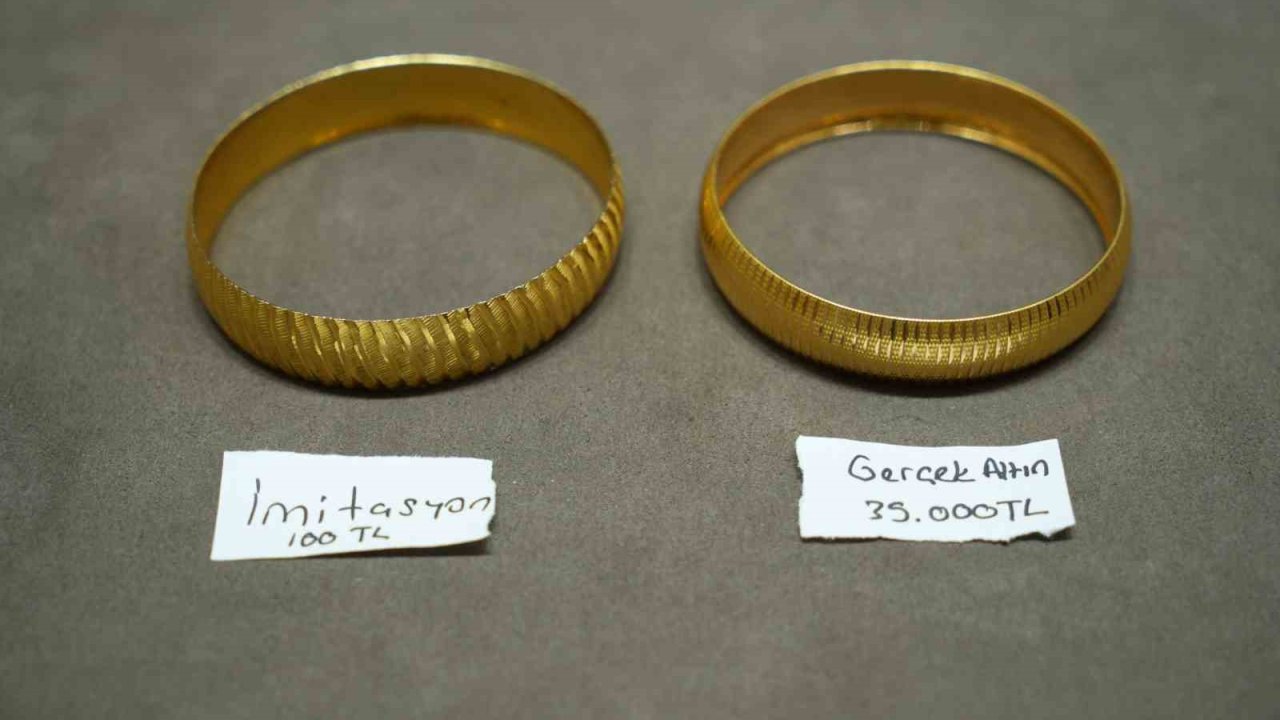 Gaziantep'te Altın Alacaklar Dikkat! Gerçeği 35 Bin TL! Kaplaması 100 TL!