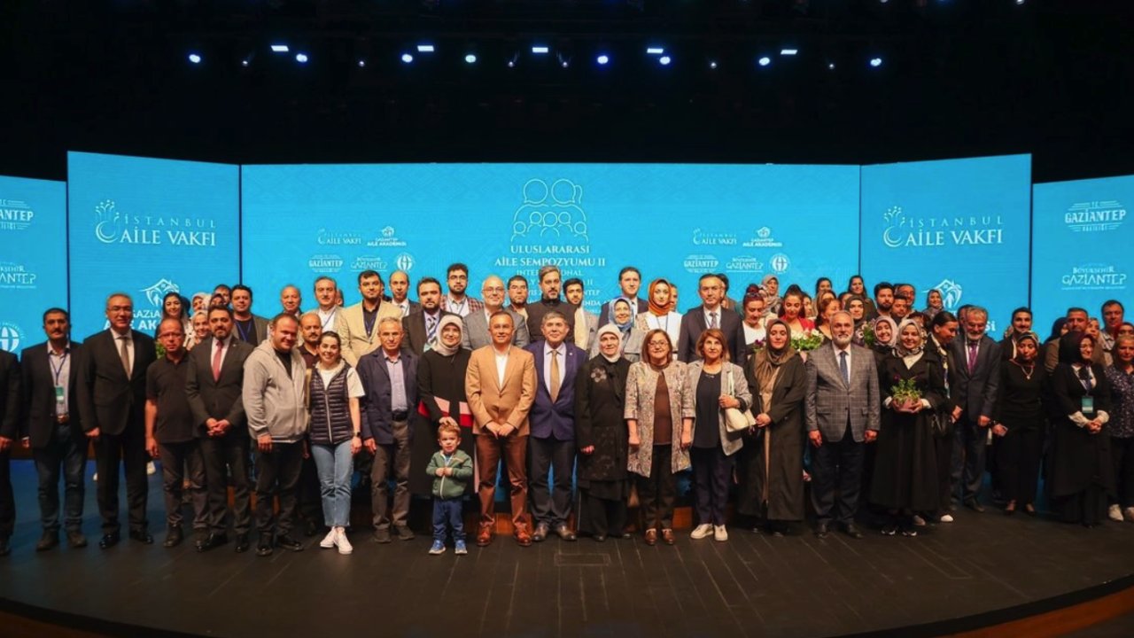 Gaziantep'teki "2. Uluslararası Aile Sempozyumu" sona erdi