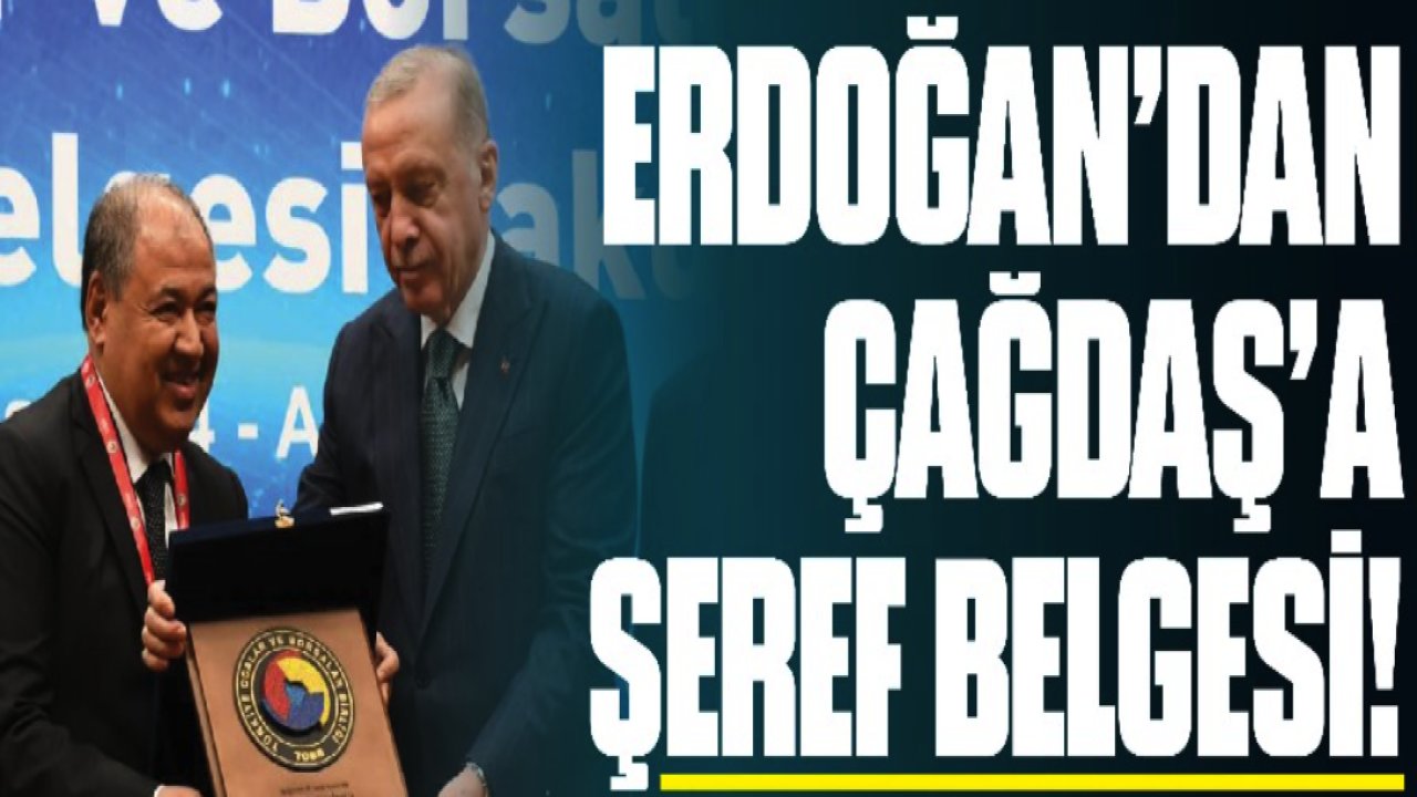 Antep Baklavası'nın DÜNYACA ÜNLÜ İSMİ BURHAN Çağdaş'a Cumhurbaşkanı Erdoğan'dan şeref belgesi!