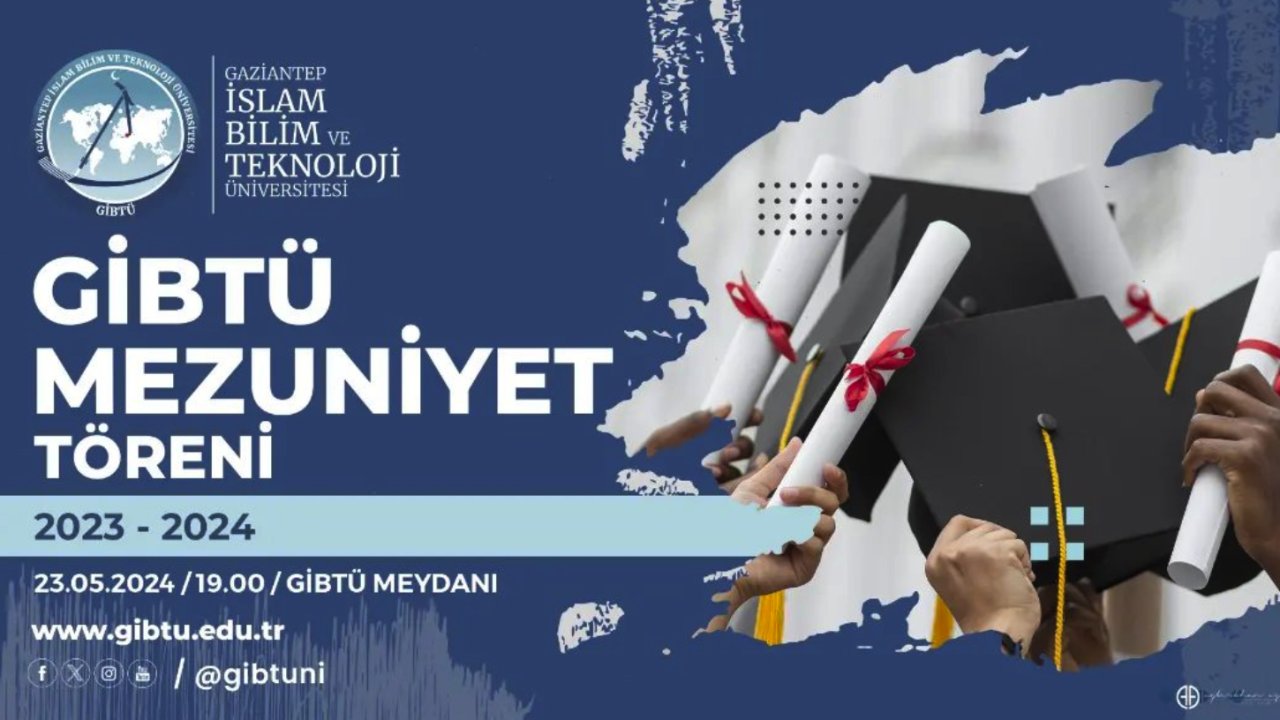 Gaziantep İslam Bilim ve Teknoloji Üniversitesi’nde Mezuniyet Coşkusu