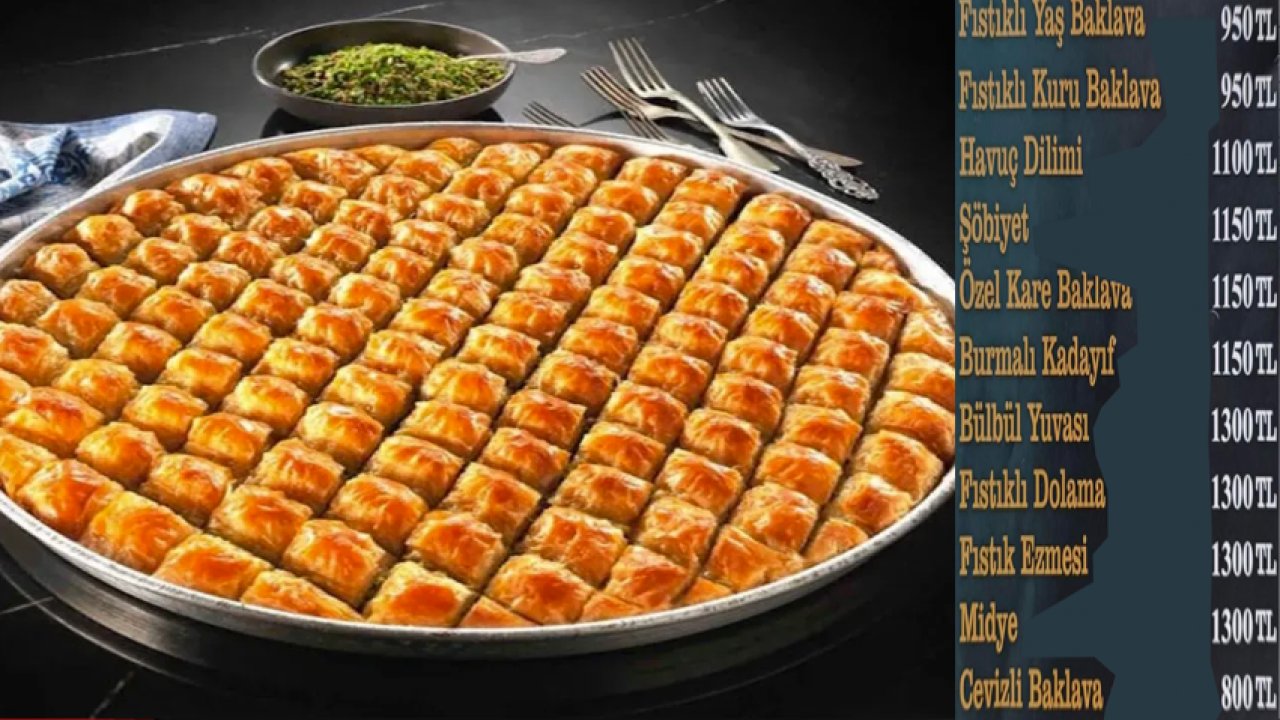 GAZİANTEP'TE BAKLAVAYA ZAM GELDİ! GAZİANTEP'TE BAKLAVACILARIN ZAM OYUNU İSYAN ETTİRDİ!