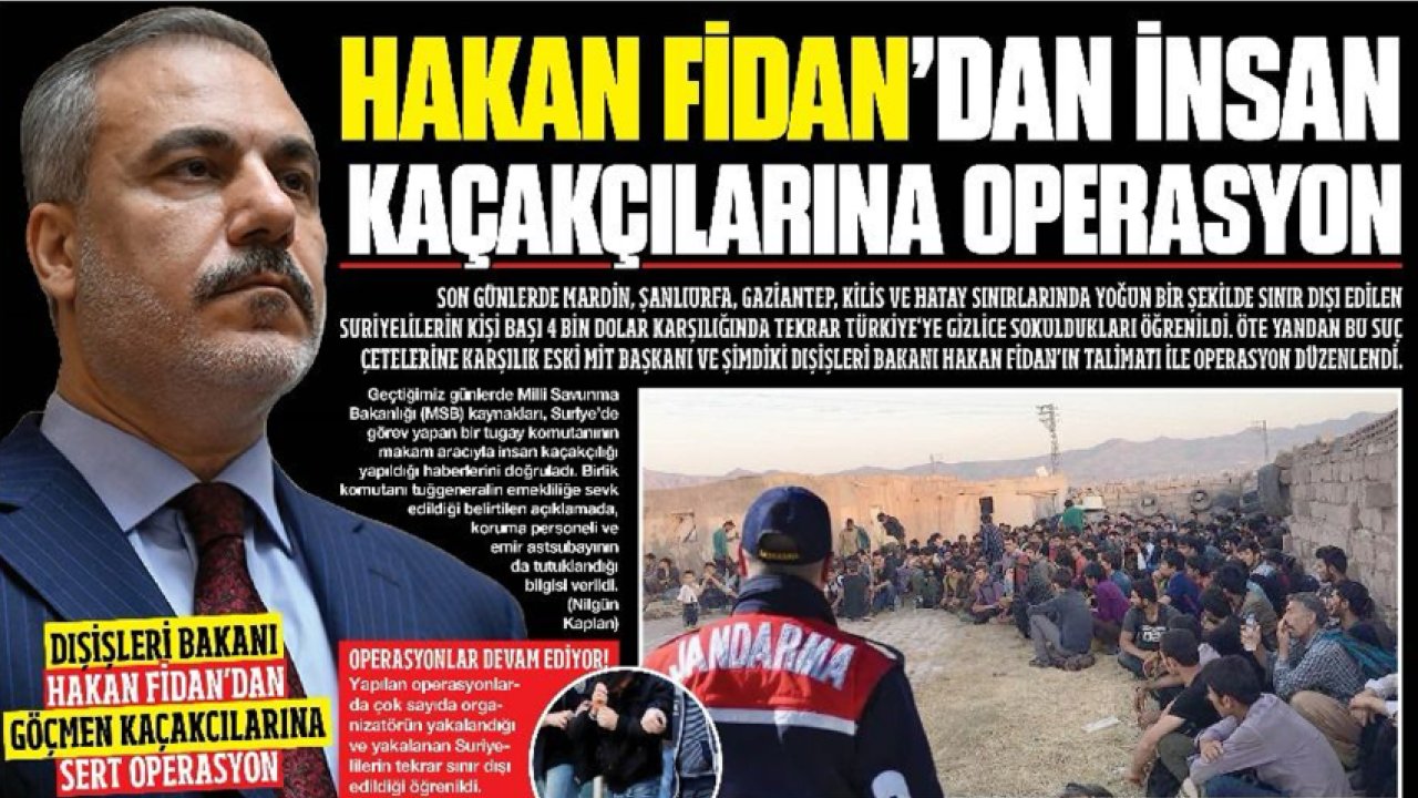 Gaziantep HAKAN FİDAN'ın OPERASYONLARINI KONUŞUYOR!
