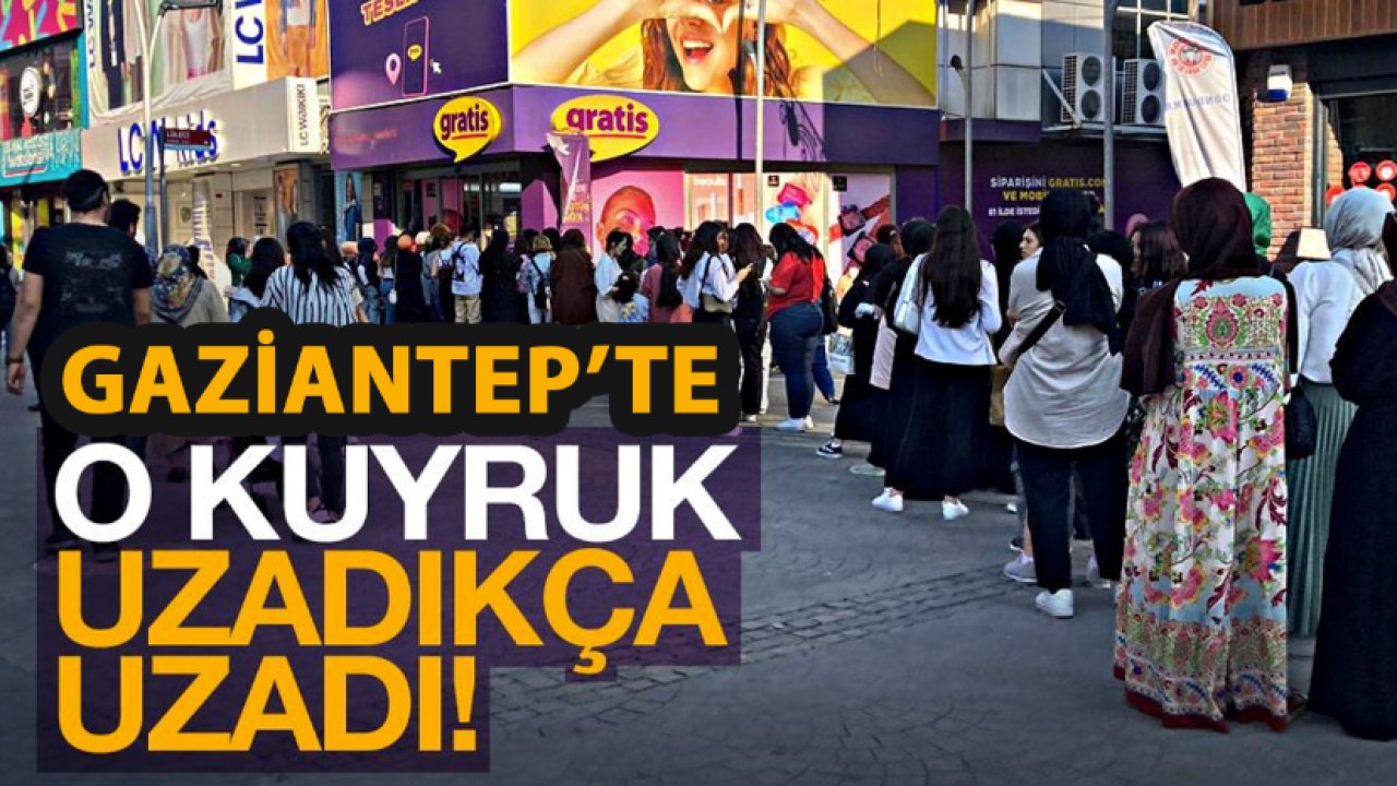 Gaziantep'te O Kuyruk Uzadıkça Uzadı!