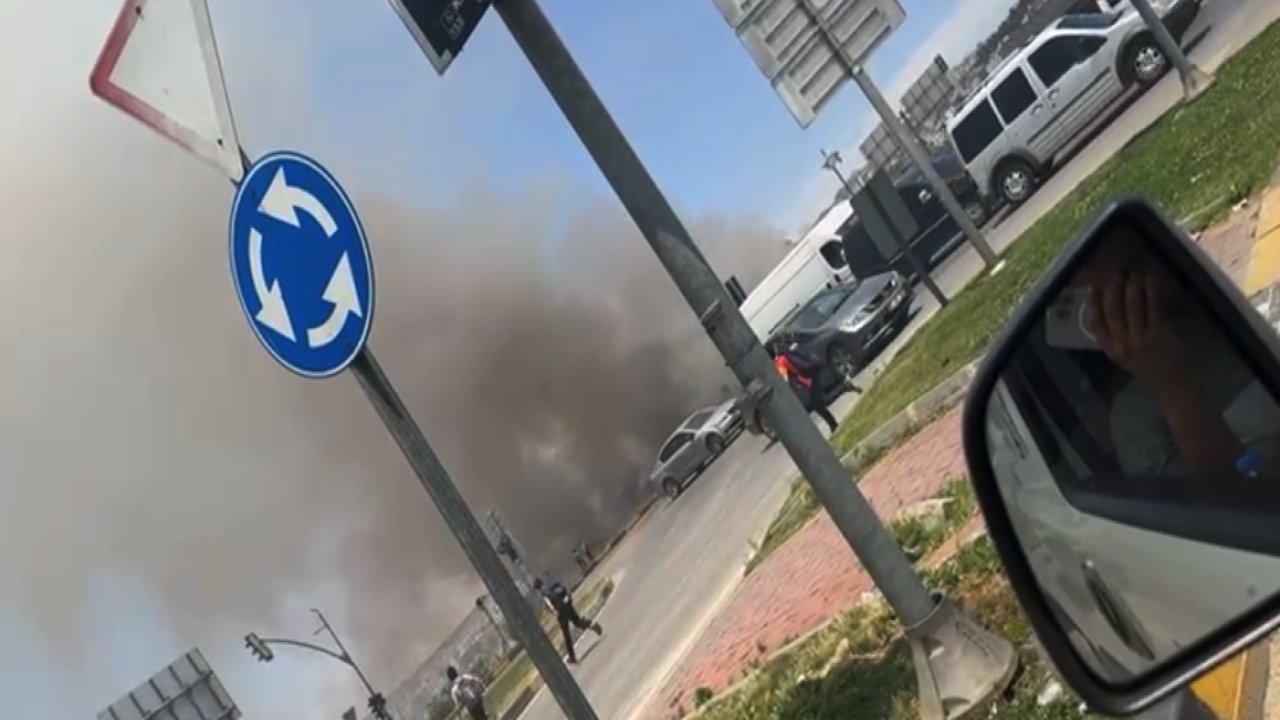 Gaziantep'te Hastane  Yakınında Korkutan Yangın! ÇOK SAYIDA İTFAİYE EKİBİ MÜDAHALE EDİYOR