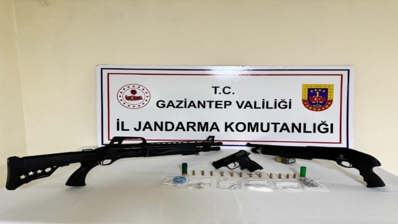 Gaziantep’te 35 adet ruhsatsız silah ele geçirildi