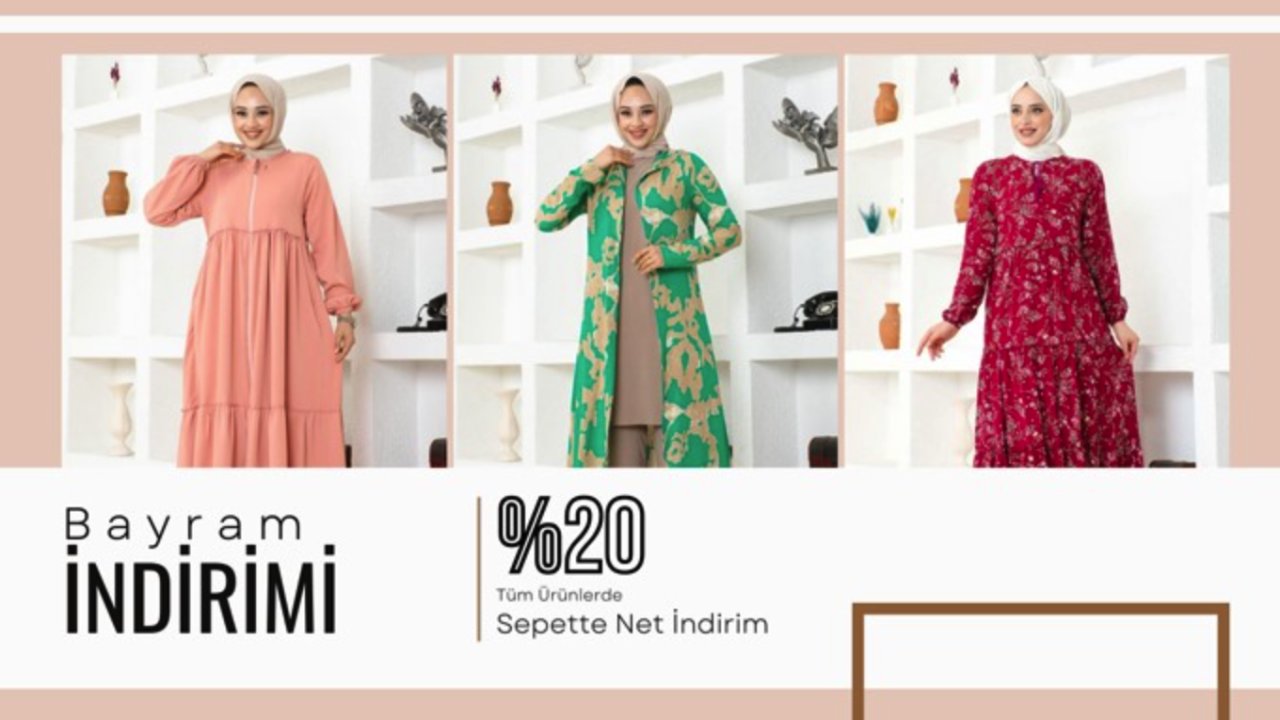 Tesettür Elbise Modasını Moda Pinhan’da Takip Edin
