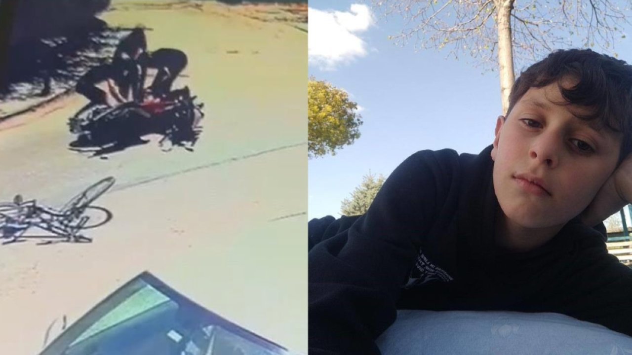 Gaziantep'te Motosikletin çarptığı 11 yaşındaki bisikletli çocuk kurtarılamadı