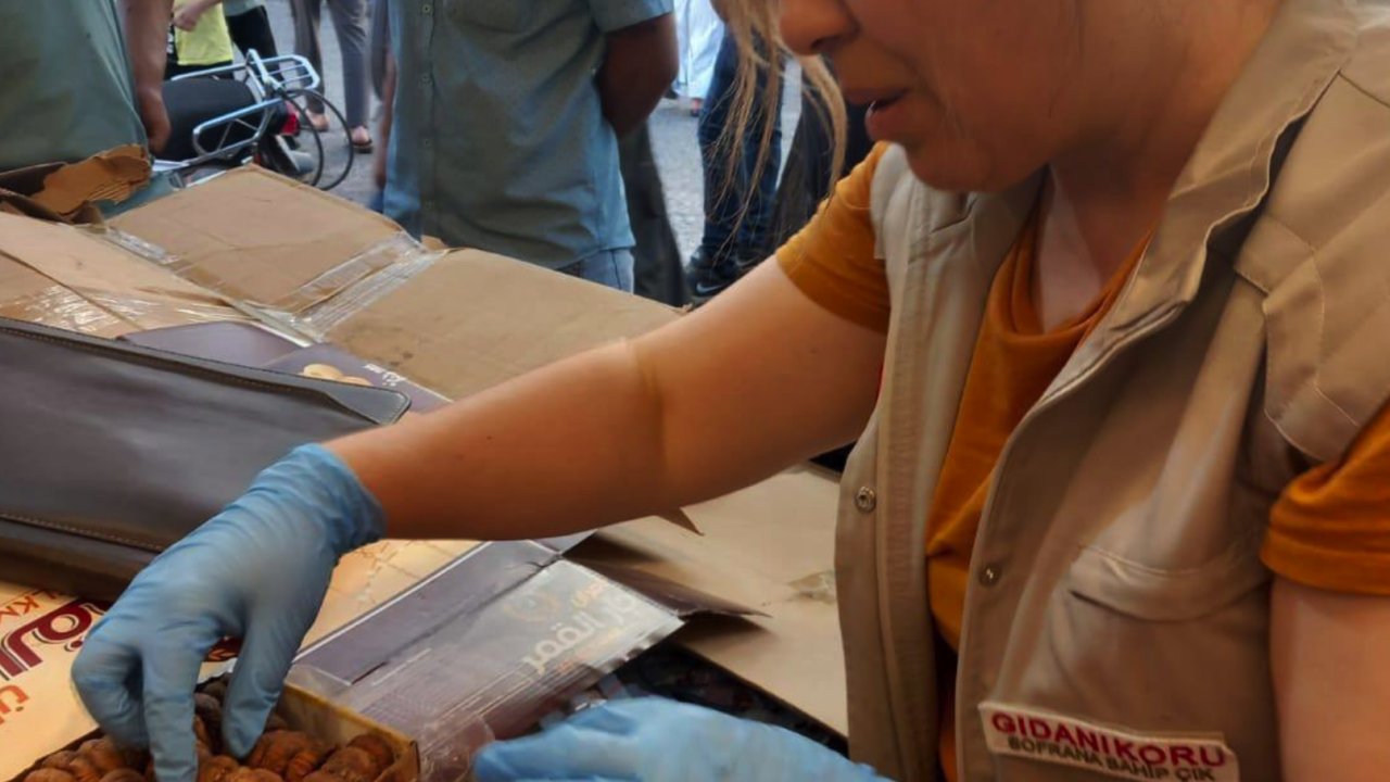 Gaziantep Valiliği duyurdu! Gaziantep'te tarihi geçmiş 1 ton ürün ele geçirildi!