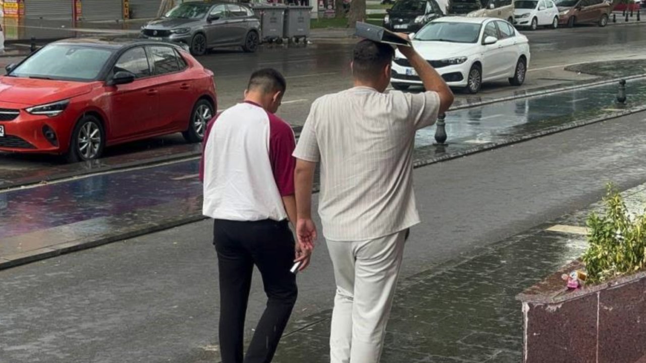 Gaziantep'te haziran ortasında yağmur şoku
