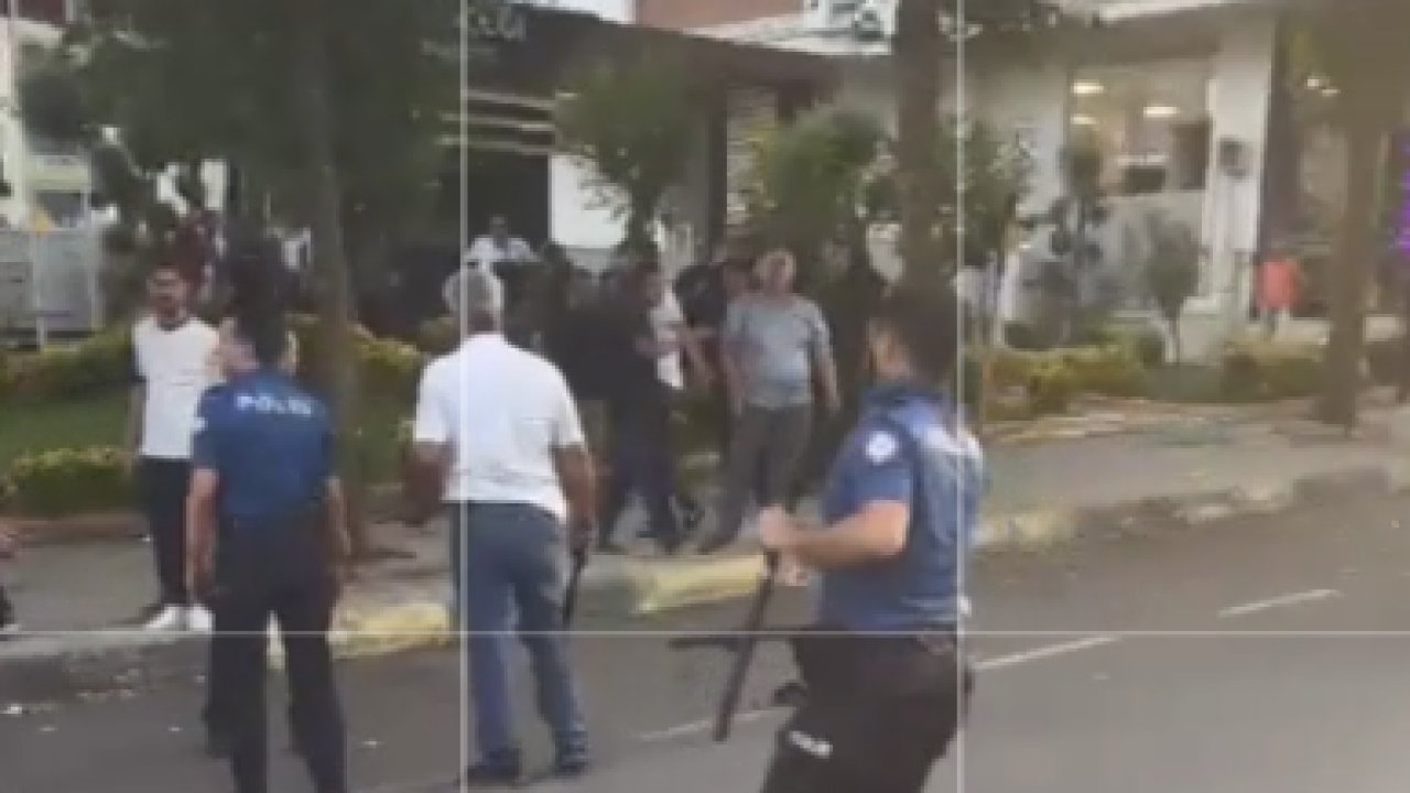 Gaziantep'te lüks sitede DEHŞET kavga! POLİS EKİPLERİ AKIN ETTİ! Yaralılar VAR!