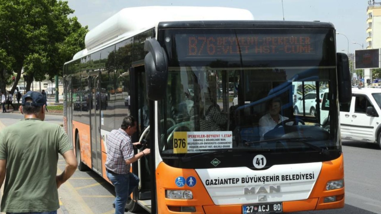 Gaziantep'te O Tarihte Toplu Ulaşım ÜCRETSİZ