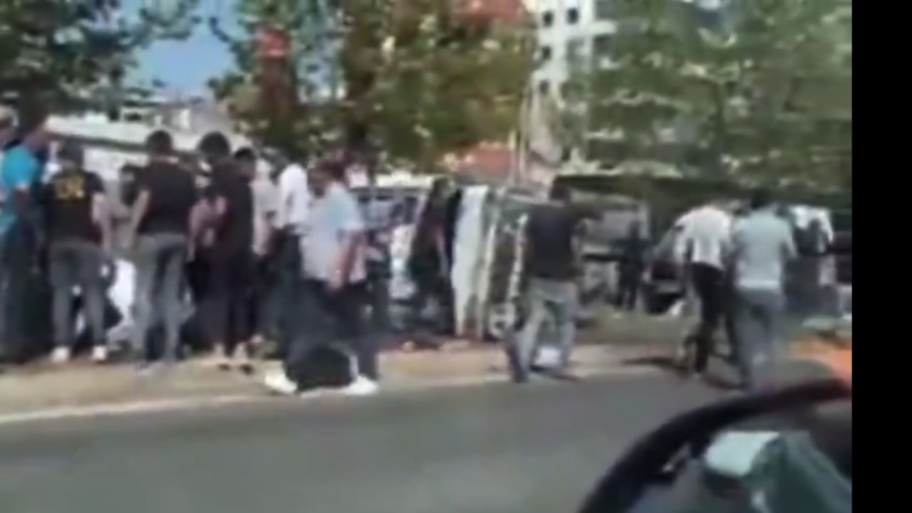 Gaziantep İPEK YOLU'NDA FECİ KAZA! DEHŞET ANLARI KAMERADA