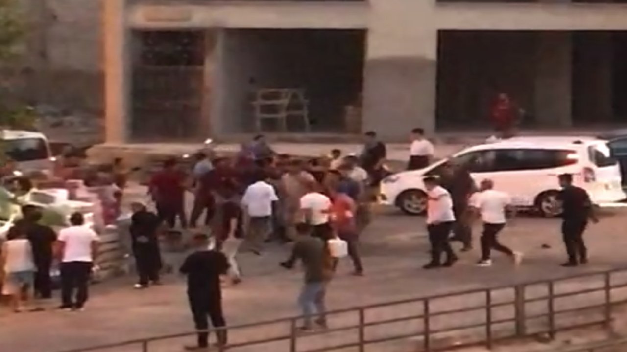 Gaziantep'te indirimli alışveriş kavgası.. İşte O Anlar