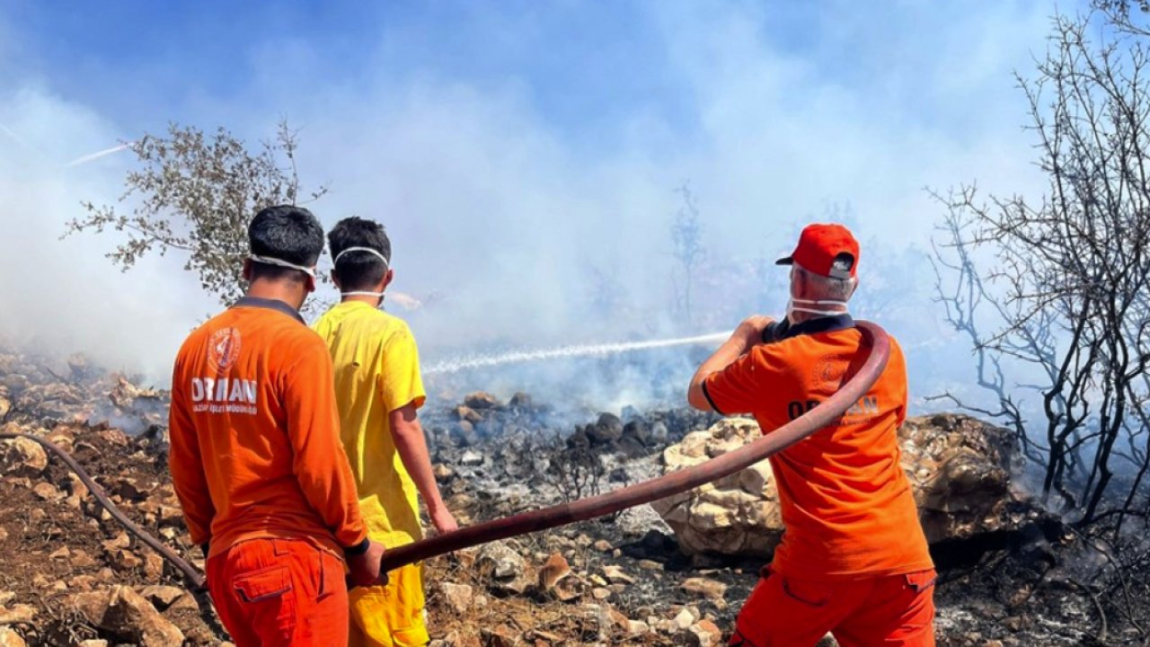 Gaziantep'te Korkutan YANGIN