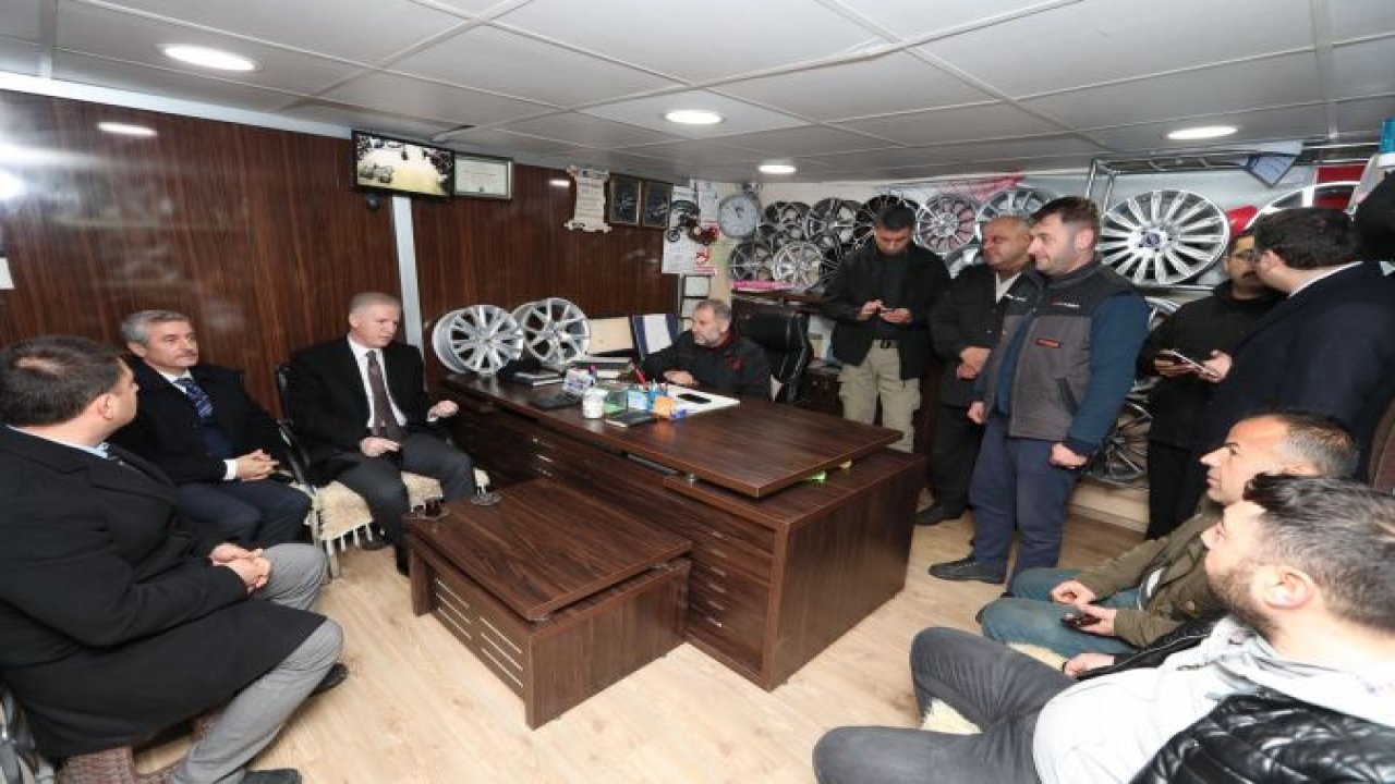 VALİ GÜL VE BAŞKAN TAHMAZOĞLU ŞAHİNBEYLİ ESNAFA VE VATANDAŞA MİSAFİR OLDU