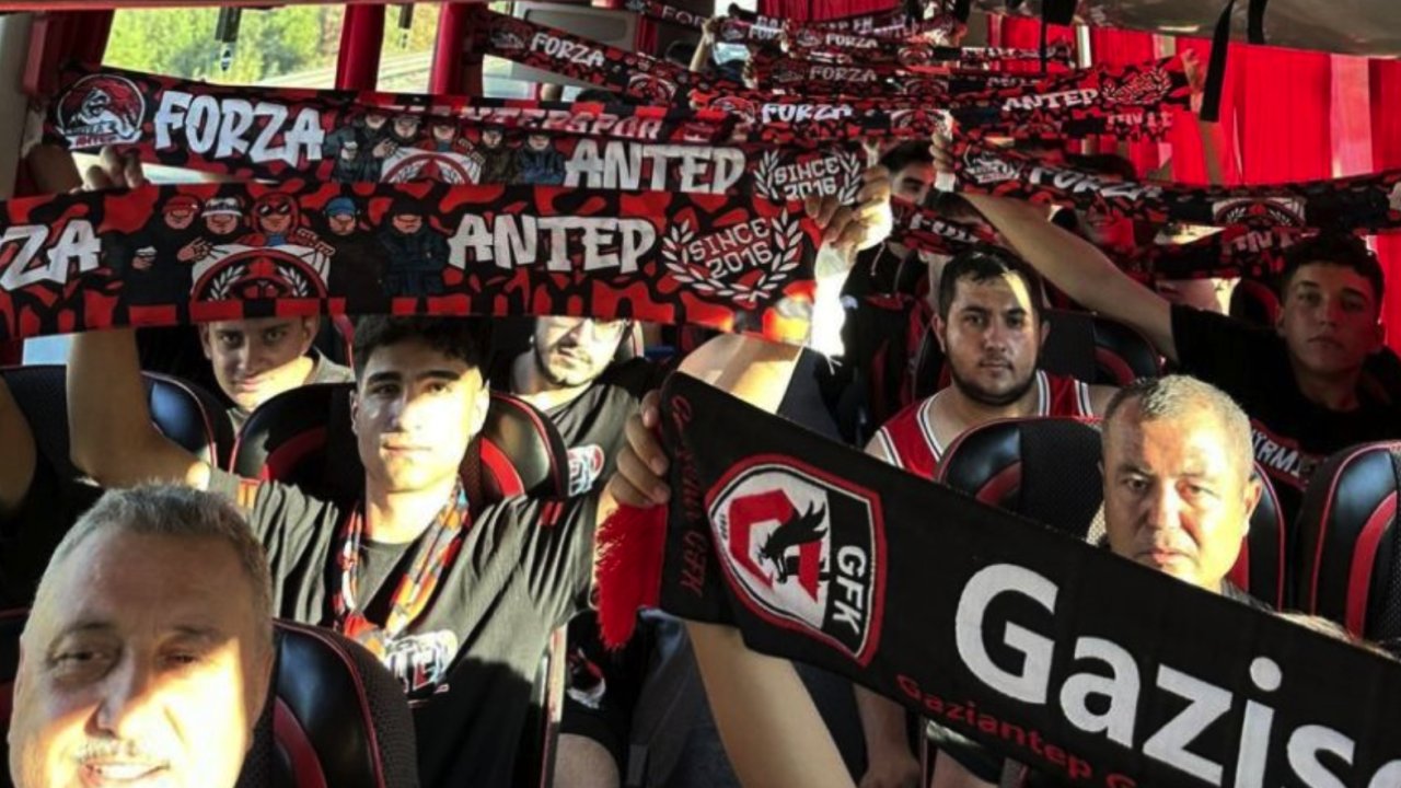 Gaziantep FK taraftarı Bodrum'da