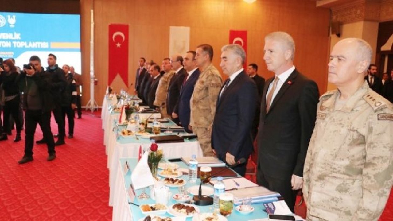 Bölge güvenlik toplantısı düzenlendi