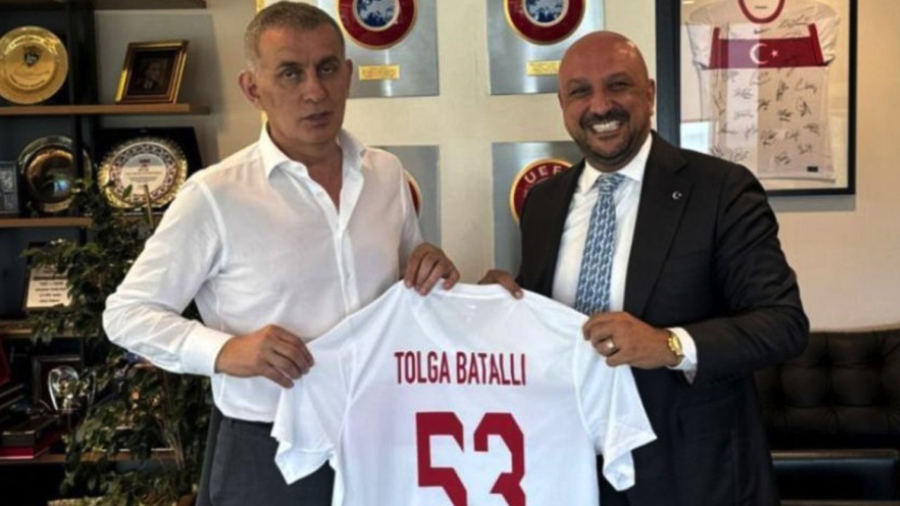 Gaziantepli iş insanı Tolga Batallı'dan TFF Başkanı Hacıosmanoğlu'na SÜRPRİZ ZİYARET...