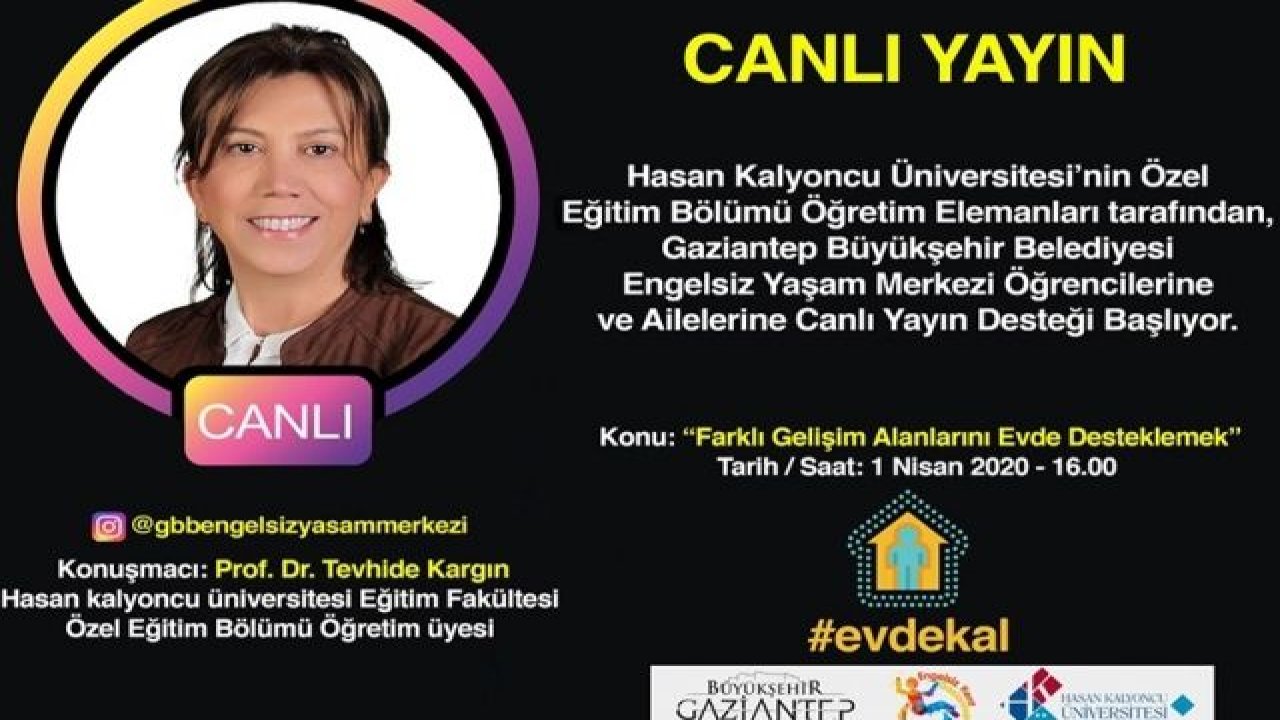 Engelsiz yaşam merkezi videolu eğitime başladı