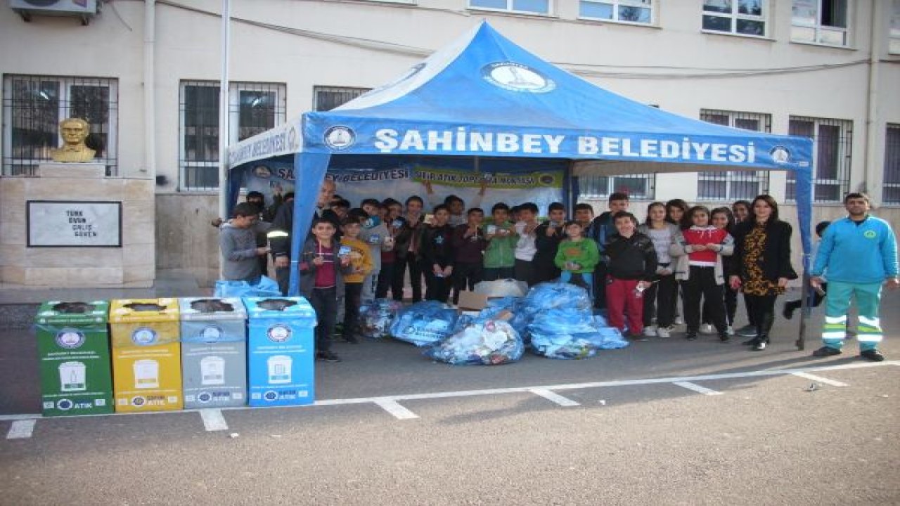 ŞAHİNBEY BELEDİYESİ ÇOCUKLARA GERİ DÖNÜŞÜMÜ ÖĞRETİYOR