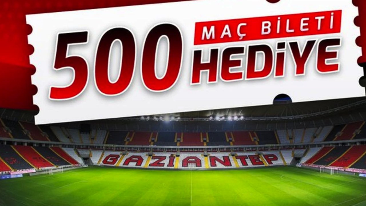 Tahmazoğlu’ndan Gaziantep FK - Beşiktaş Maçına Bilet Kazanma Şansı