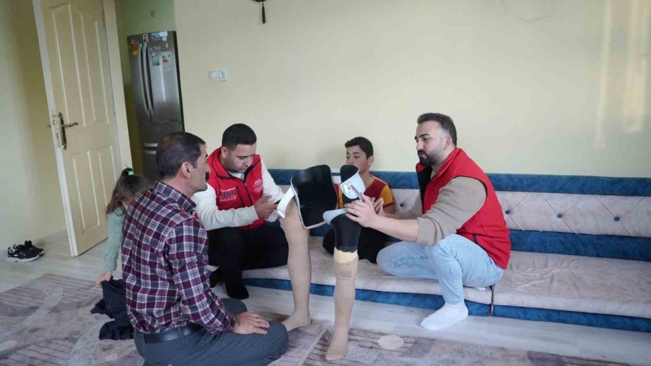 Şahin, Nakşin’in kullanamadığı protezlerini yeniletecek