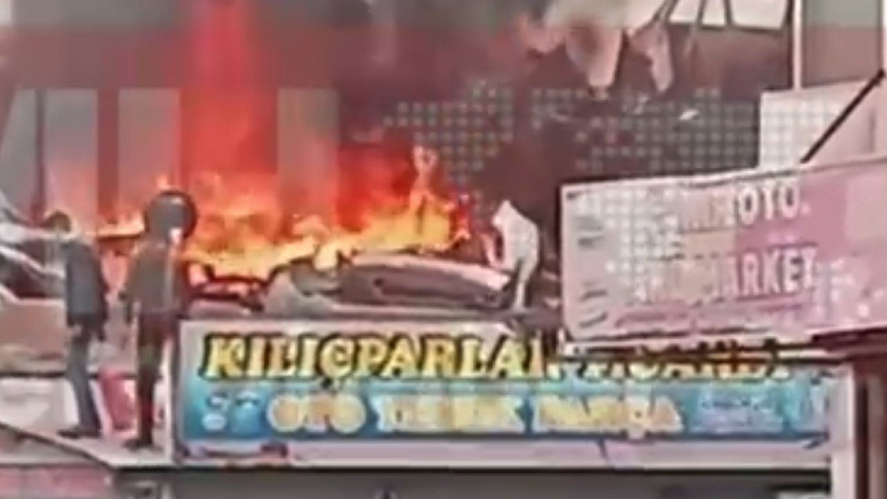 Gaziantep'te Sanayi Sitesi'nde Korkutan Yangın