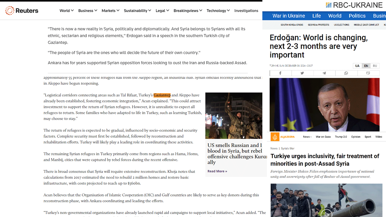 Dünyanın en büyük haber merkezlerinin manşetinde Gaziantep var!