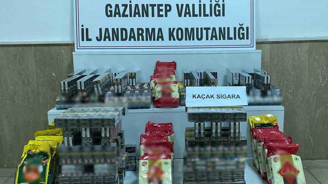Gaziantep’te 773 bin TL değerinde kaçak malzeme ele geçirildi: 9 gözaltı