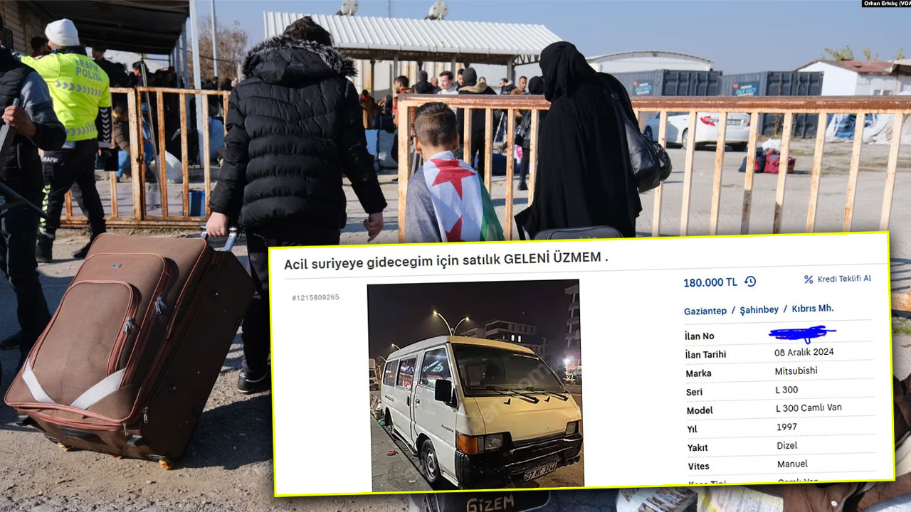 Esad'ın devrilmesi sonrası Gaziantep'te Suriyelilerden "acil satılık" ilanları arttı