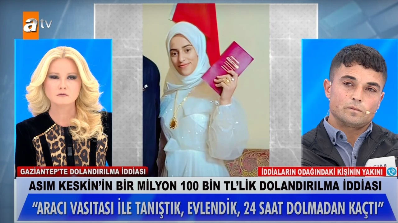 Gaziantep’teki Düğün Kâbusa Döndü: Damat 24 Saatte Parasız Kaldı! Müge Anlı’da İsyan Etti