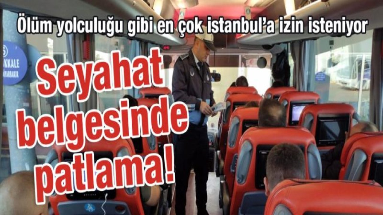 Seyahat belgesinde patlama!