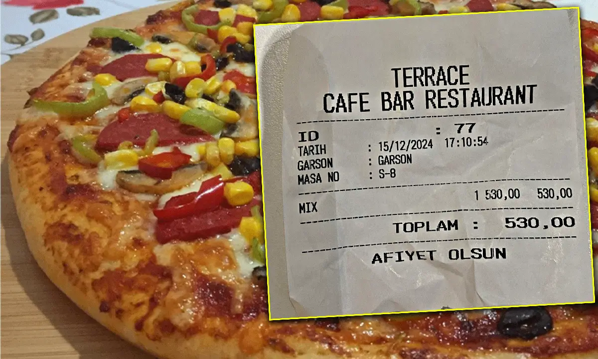 ‘Tövbe!’ dedirten fiyat: Gaziantep'te bir pizzaya 530 TL ödedi! İstanbul'u geçmişsiniz dedi