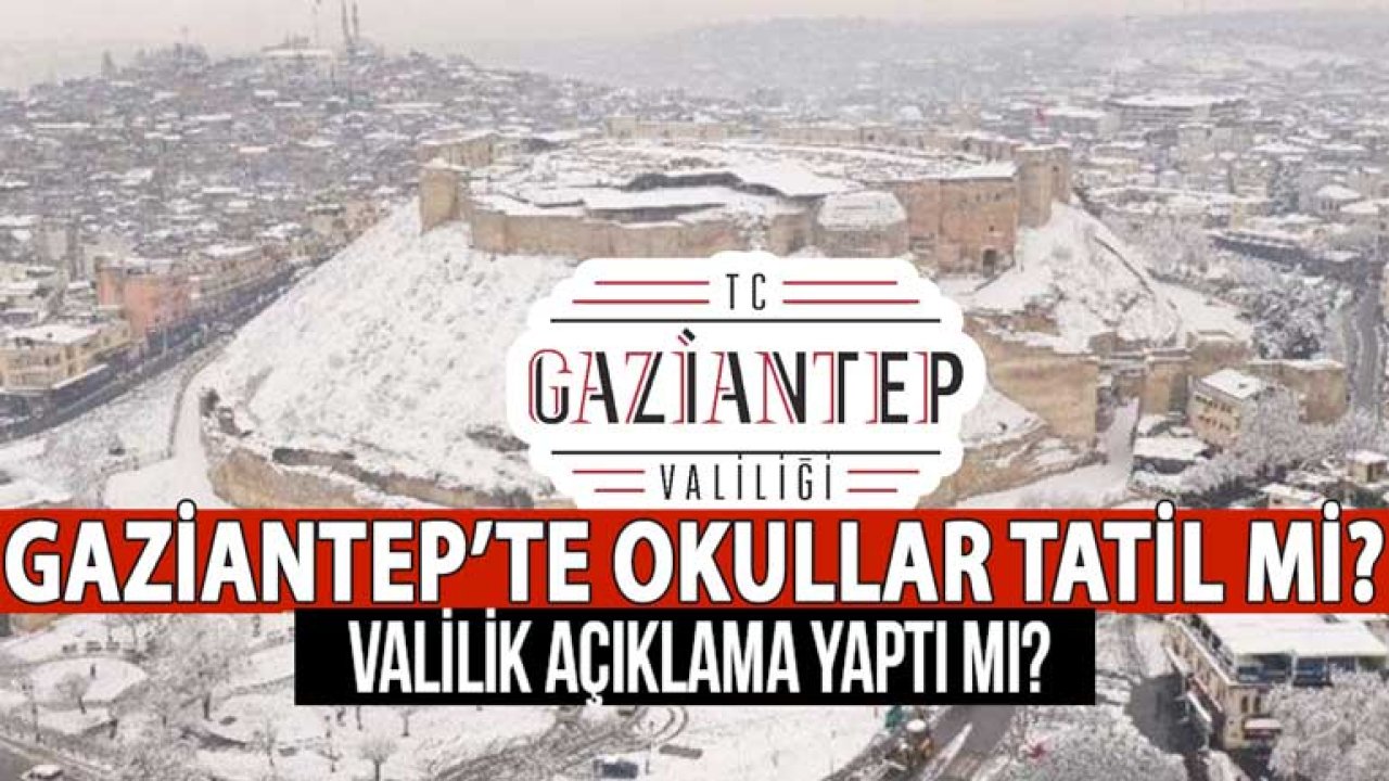 Gaziantep'te Gözler Valilikte!