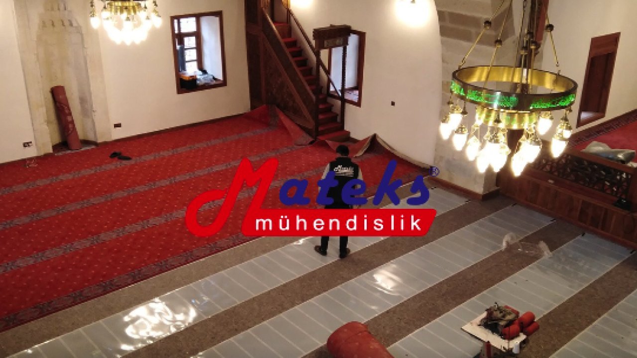 Mateks Mühendislik ile Camilerde Halı Altı Isıtma Sistemleri