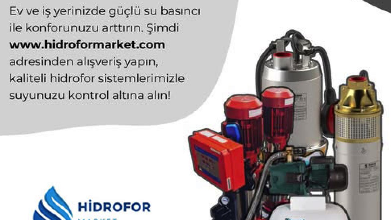 Düşük Su Basıncına Kesin Çözüm: Hidrofor Sistemleri